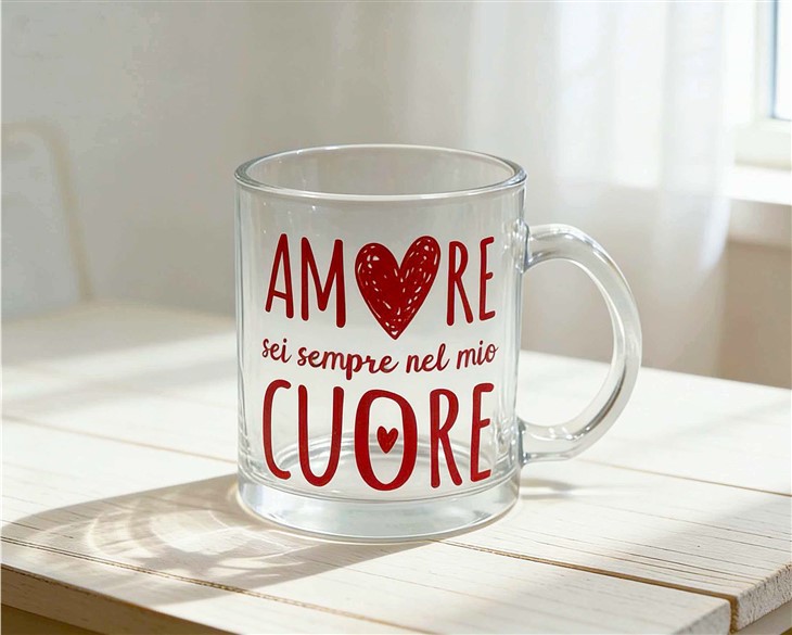 11oz Printed Glass Mug suppliers