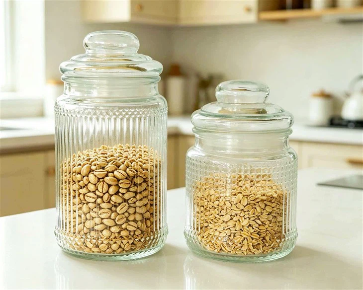 Glass Jar with lid 1