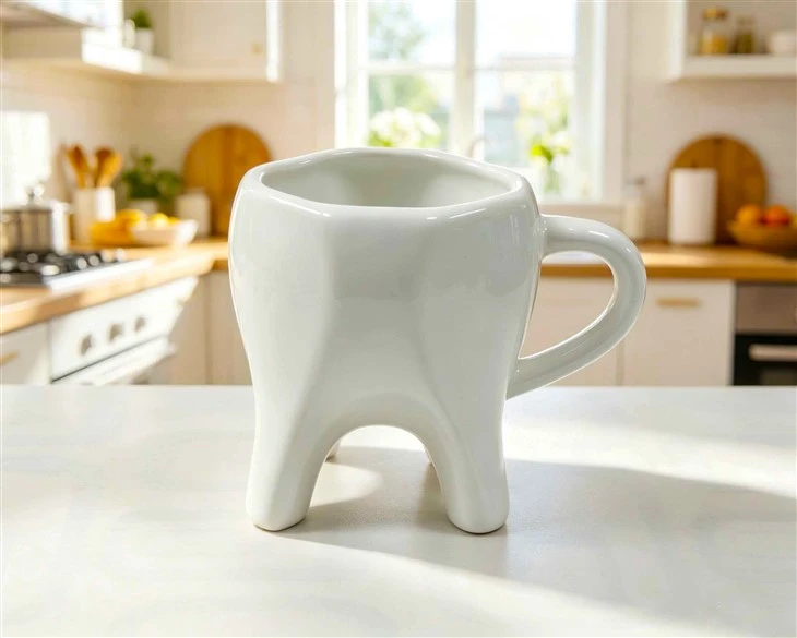 Tooth Shape Coffee Mug 4